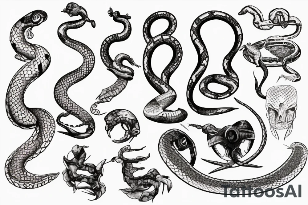 Python programmer tattoo idea