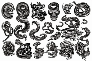 Python programmer tattoo idea