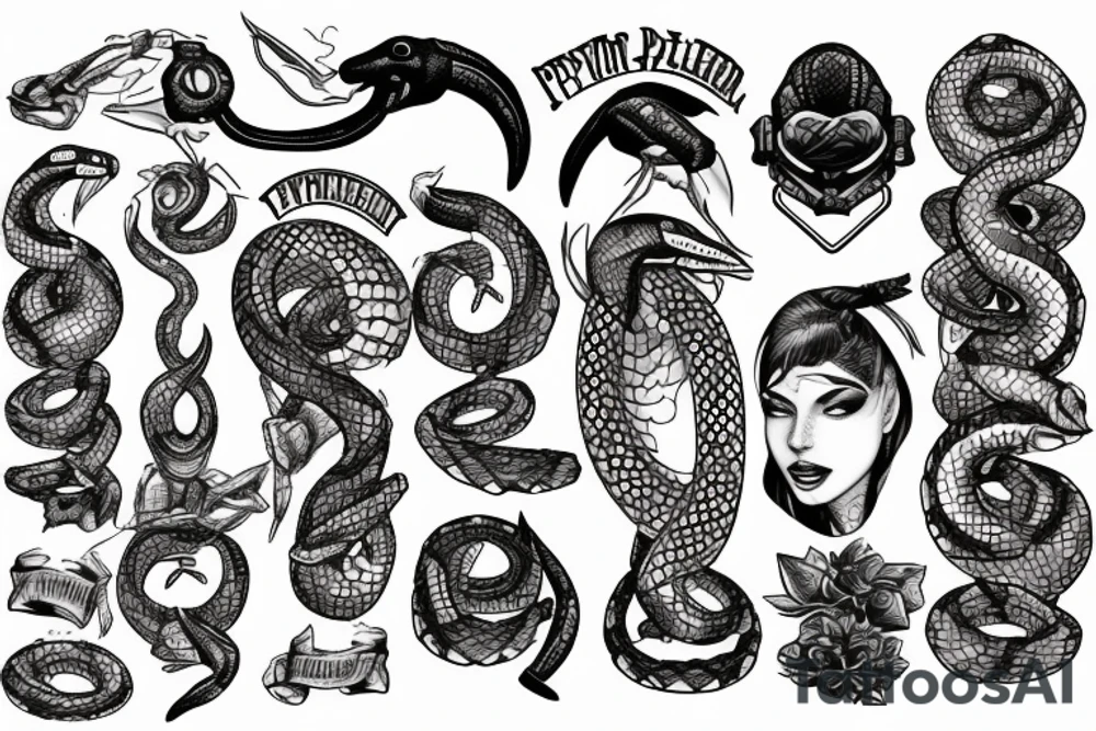 Python programmer tattoo idea