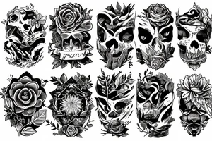 Nature lover, endless journey, driving tattoo idea