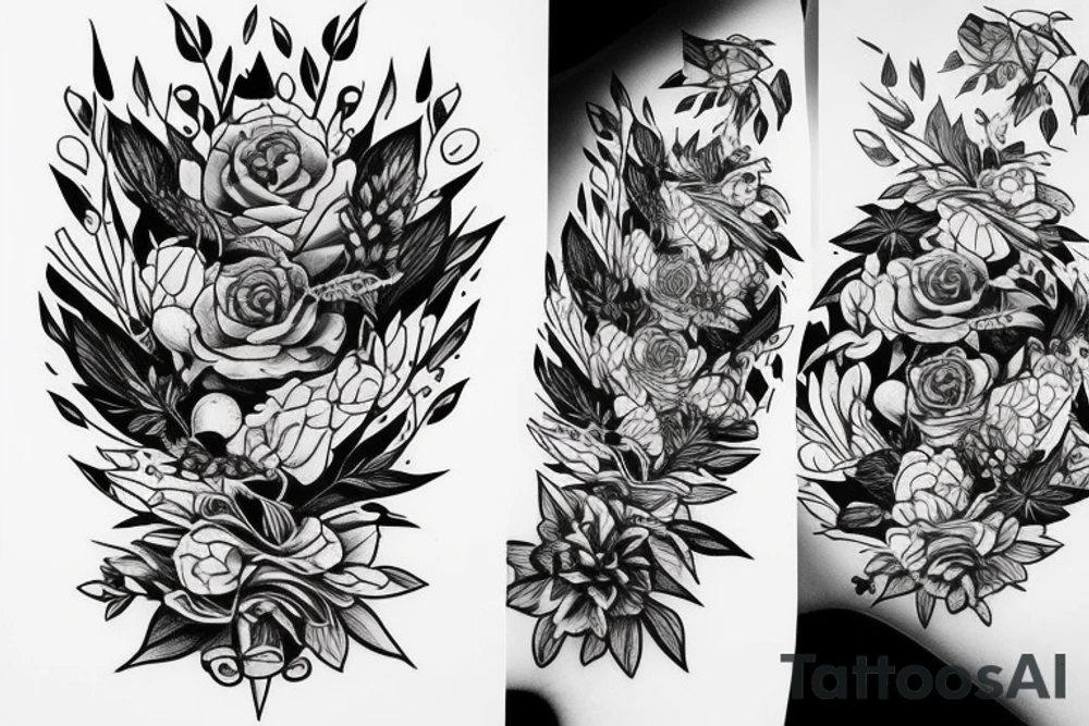 Nature lover, endless journey, driving tattoo idea