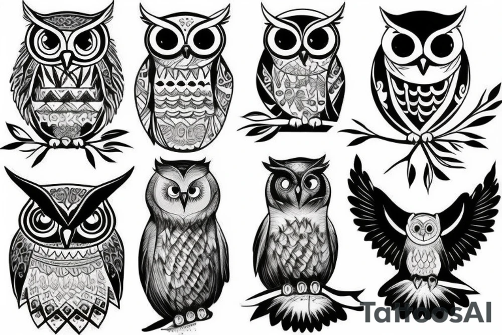owl. tattoo idea