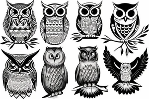 owl. tattoo idea