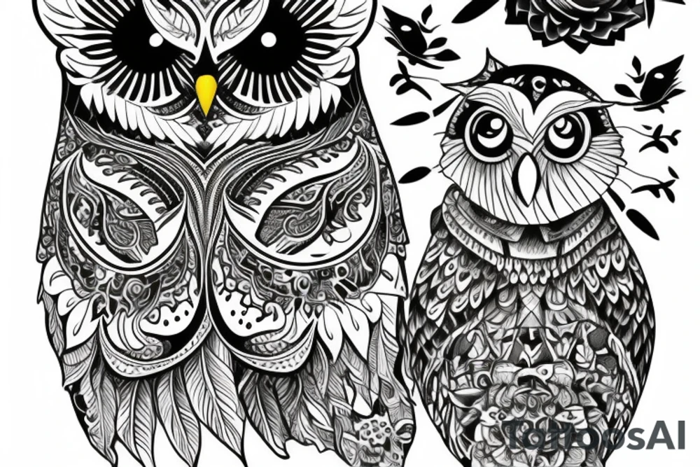 owl. tattoo idea