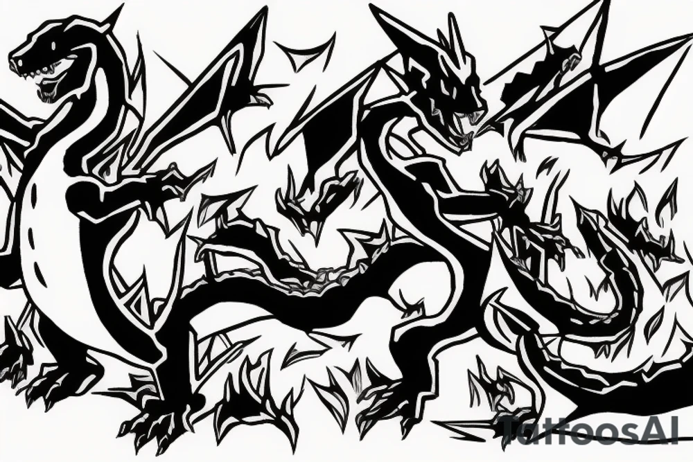 Charizard tattoo idea