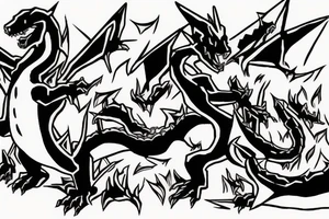 Charizard tattoo idea