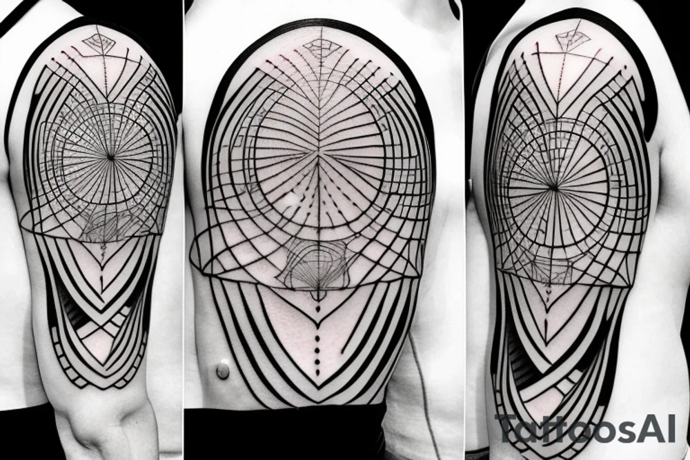 Symbol of friendship between 3. volleyball, mountains and bike tattoo idea