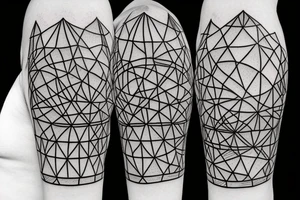 Symbol of friendship between 3. volleyball, mountains and bike tattoo idea
