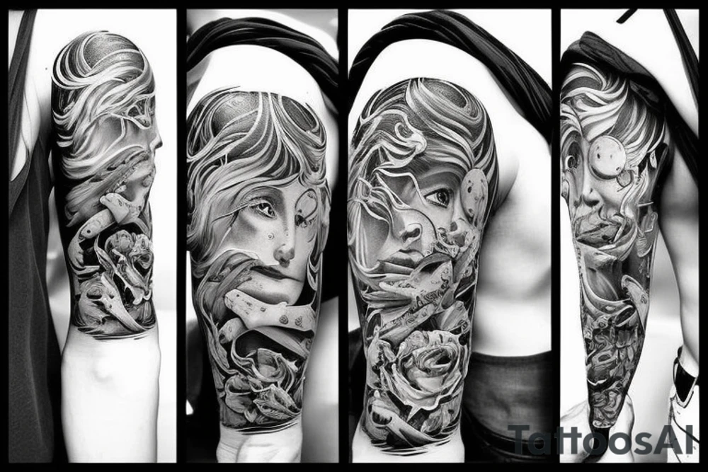 Motivative fashionable tattoo idea