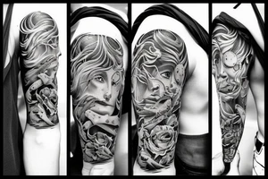 Motivative fashionable tattoo idea