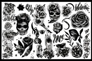 Motivative fashionable tattoo idea