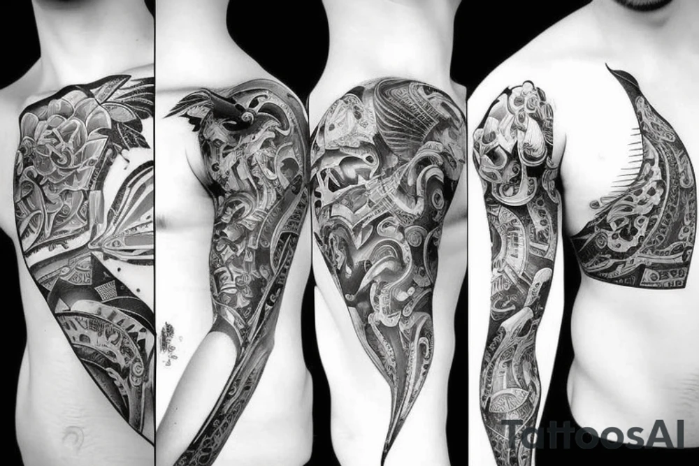 Motivative fashionable tattoo idea