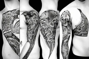 Motivative fashionable tattoo idea