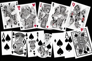 Playing Card, Rapper nf, balloons tattoo idea