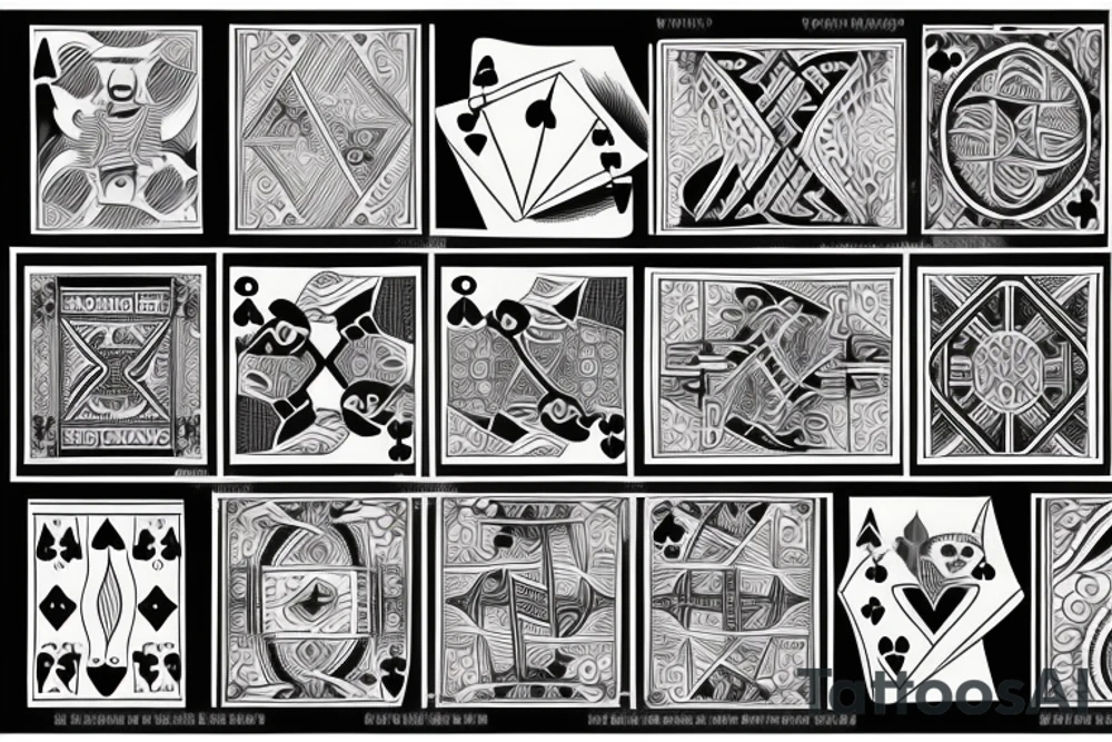 Playing Card, NF tattoo idea