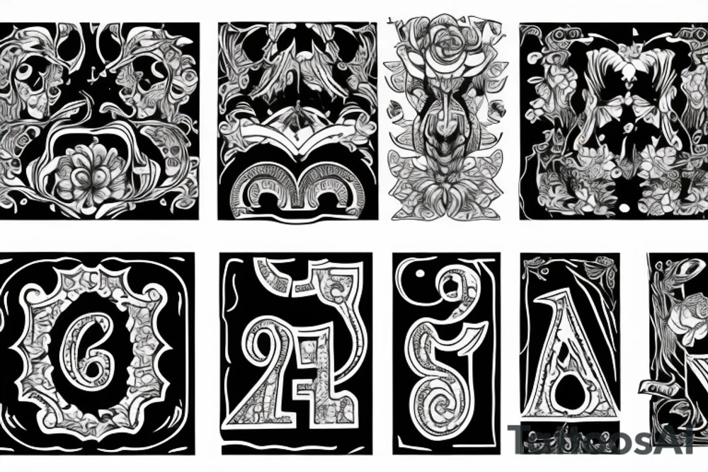 The number 47 tattoo idea