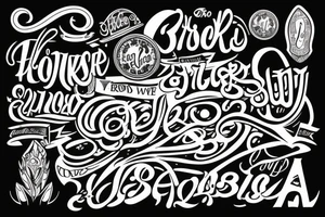 The word broski tattoo idea