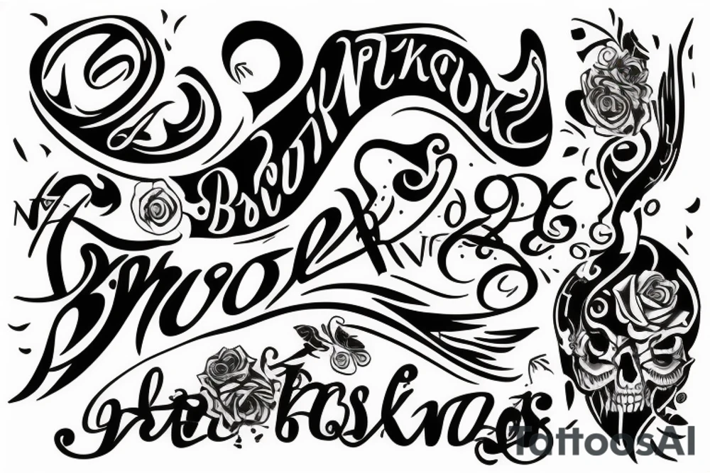 "broski" tattoo idea