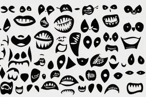 chattering wind-up teeth tattoo idea
