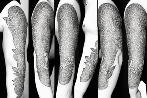 petals for armor tattoo idea