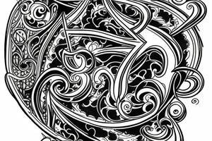 Hourglass with a staircase wrapped around it. tattoo idea