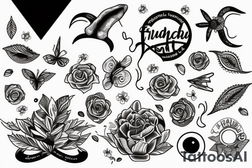 friendship and travell tattoo idea