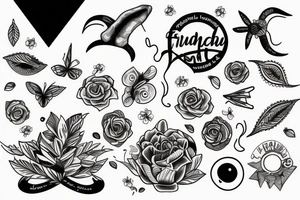 friendship and travell tattoo idea