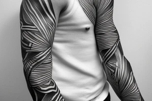 snake wrap around arm tattoo idea