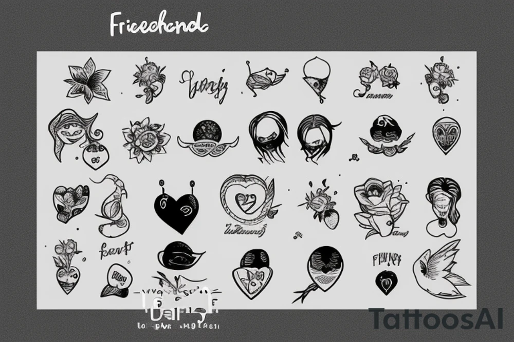 friendship tattoo idea