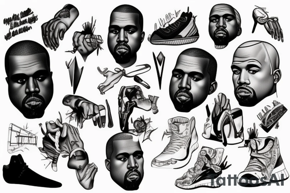 kanye west tattoo idea