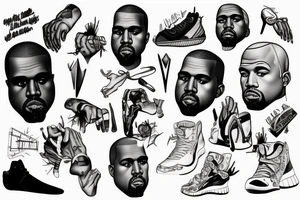 kanye west tattoo idea