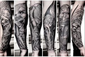 Dark and angry tattoo idea