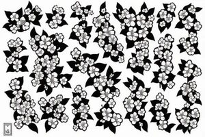 Cherry blossoms tattoo idea
