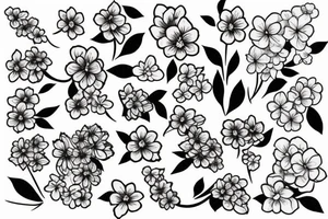 Cherry blossoms tattoo idea