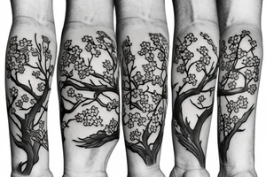 Cherry blossoms tattoo idea