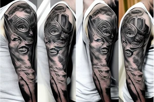 Dark and angry tattoo idea
