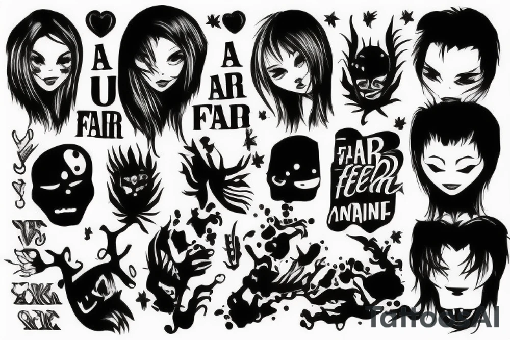 don't fear me, you are mine tattoo idea