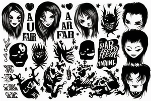 don't fear me, you are mine tattoo idea