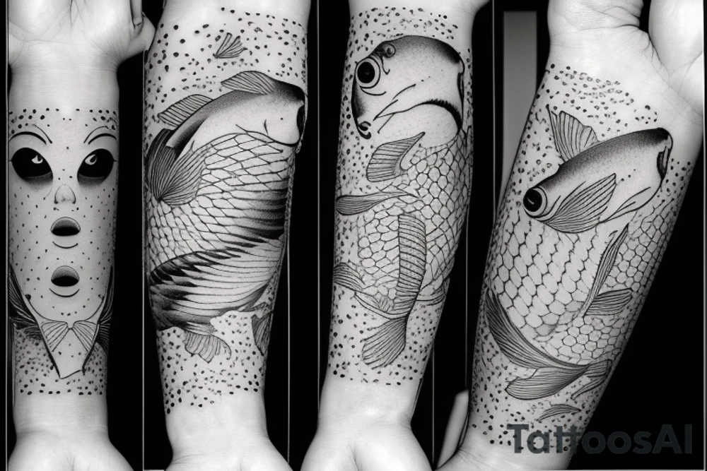 Koi fish tattoo idea