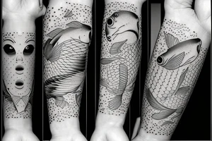 Koi fish tattoo idea