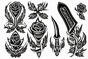 Small Dagger tattoo idea