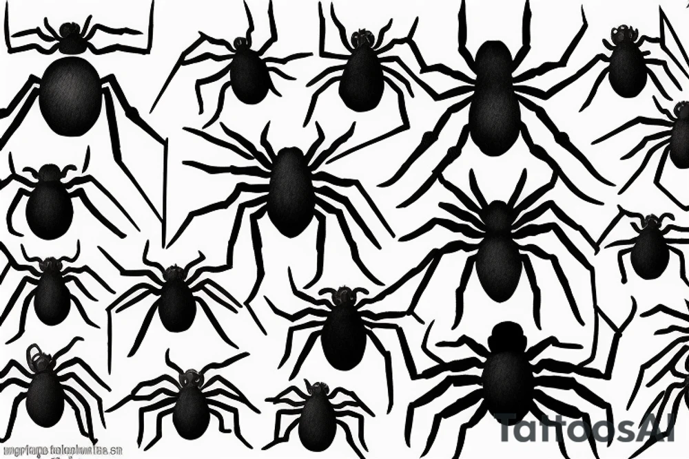 Spider tattoo idea
