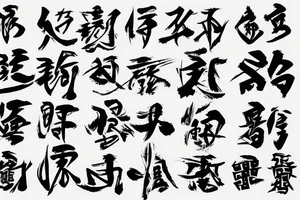 japanese kanji  with the sentence Fall down seven times and get up eight tattoo idea