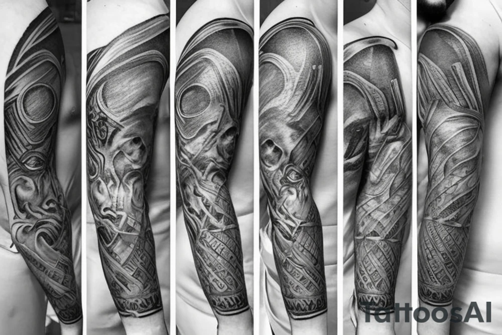 Greek god tattoo idea