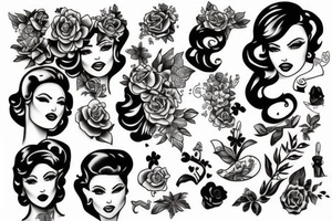 pinup dream tattoo idea