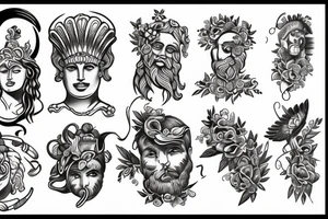 Greek god tattoo tattoo idea