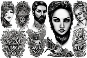 Greek god tattoo tattoo idea