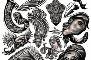Greek god tattoo tattoo idea