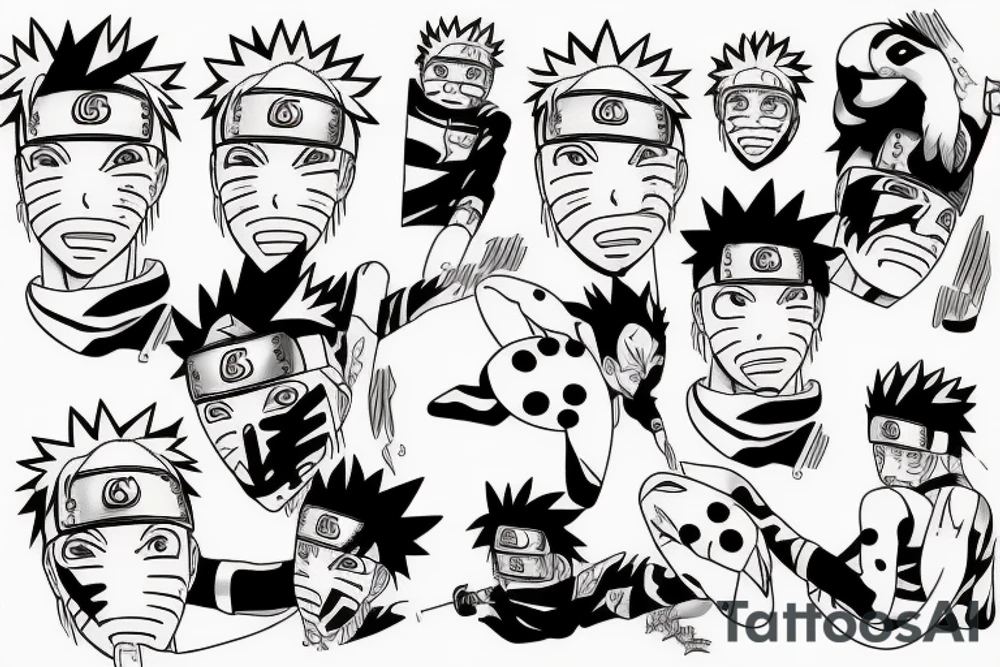 Naruto uzumaki tattoo idea