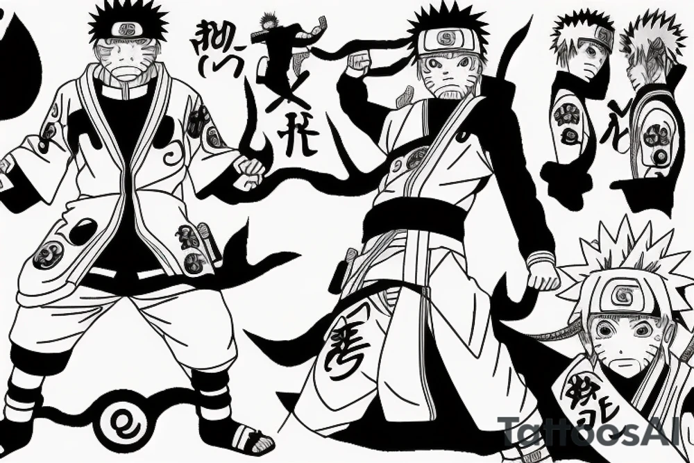 Naruto uzumaki tattoo idea